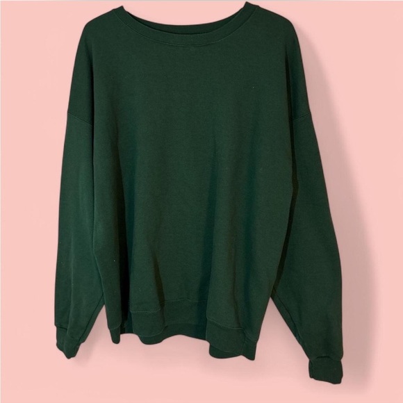 Tops - Forest Green Crewneck